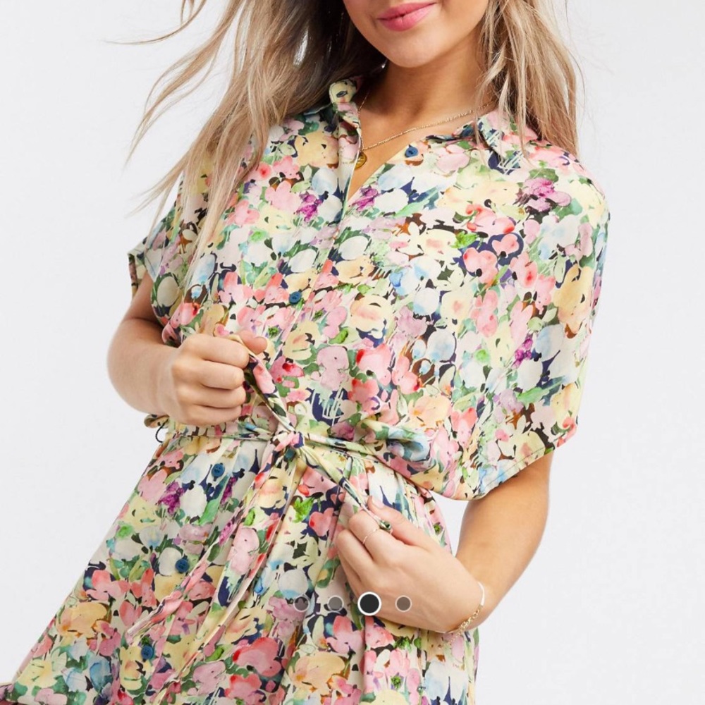 Monki floral dress